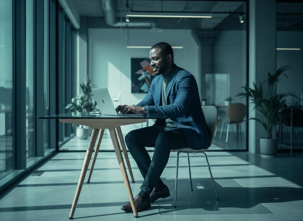 Professional in modern office